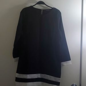 Black full sleeve dress